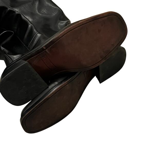 Franco Sarto L-Giselle Wide Calf Knee High Boot Leather Black Size 9.5 M NWOT - Picture 8 of 10